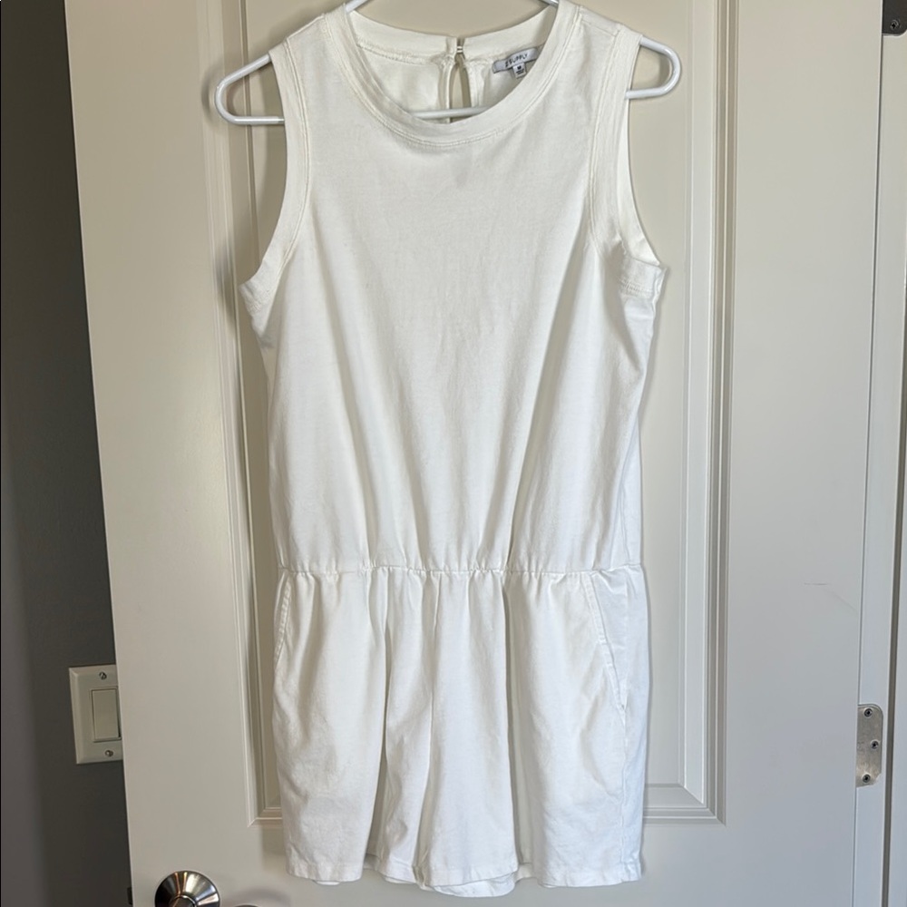 Z Supply White Sleeveless Jumpsuit Casual Resort Wear